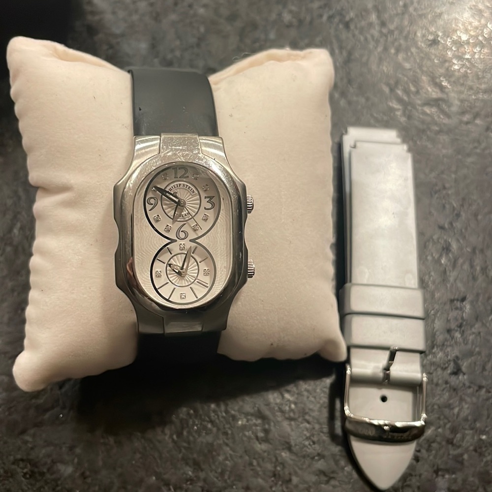 Philip Stein Teslar Movements Women’s Watch w/ White Band